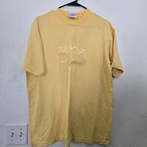 Vintage Cozumel Palm Tree Embroidered Tee XL